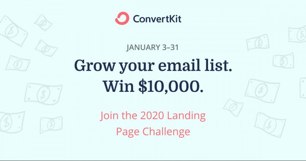 ConvertKit 2020 Landing Page Challenge