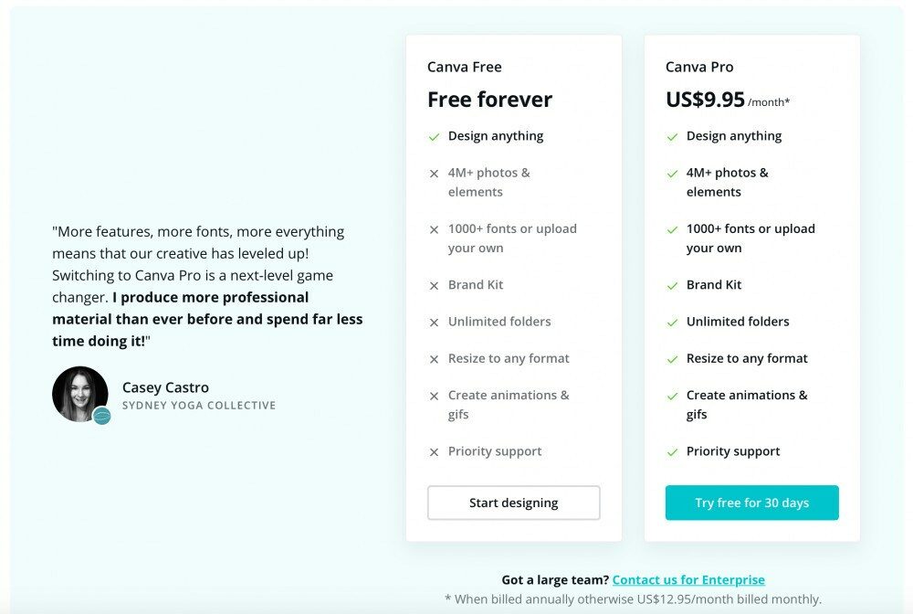 Canva Review: Free Plan vs Pro Plan | Open Up Opportunities