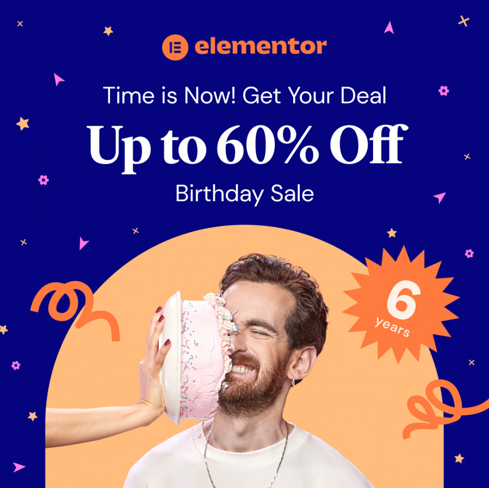 Elementor Birthday Sale 2022_1080X1080