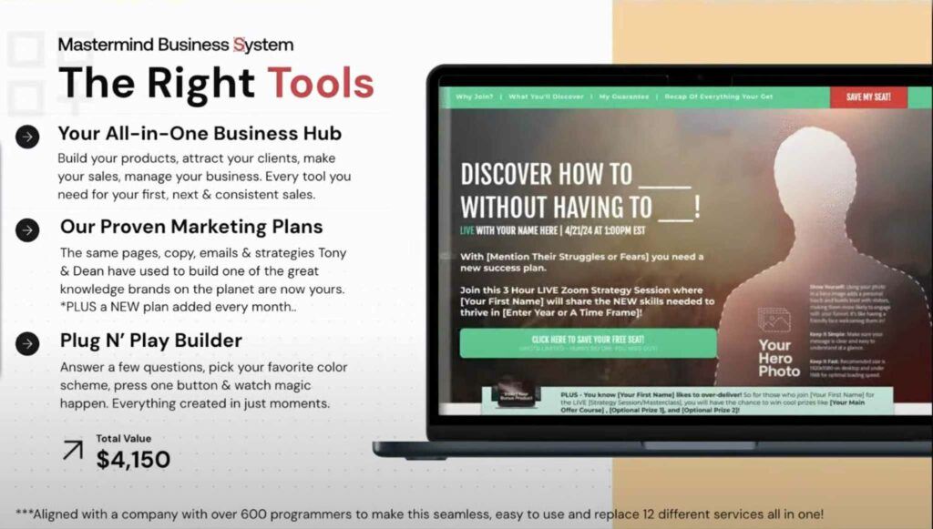 Mastermind Business System Review - The Right Tools