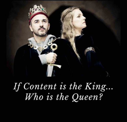 If content is the king, then who should be the queen? Content is the King, Presentation is the Queen.